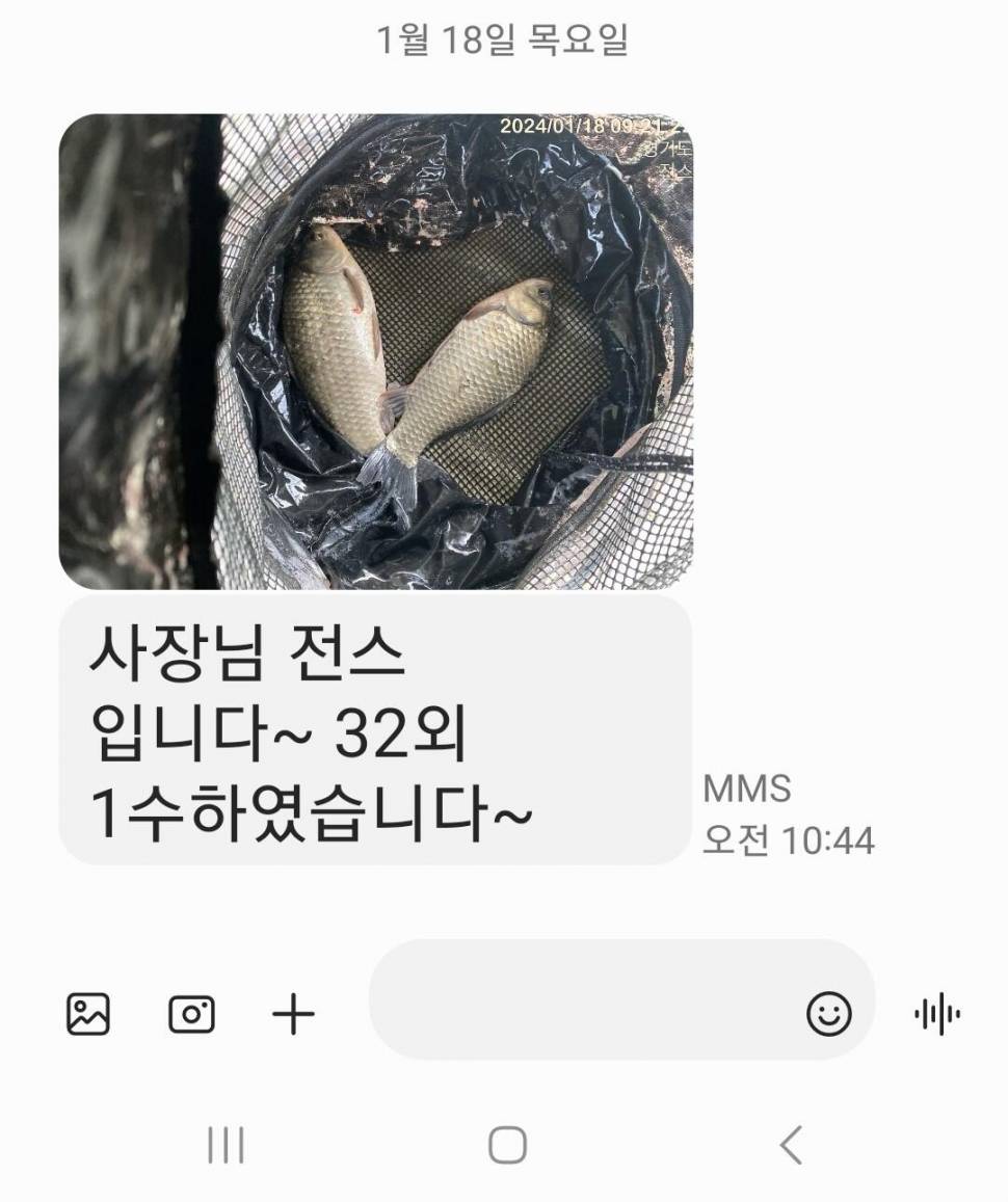 2024년 01월 셋째주 조황정보 용담낚시터사암지 (유료터정보 - 유료터점주조황)
