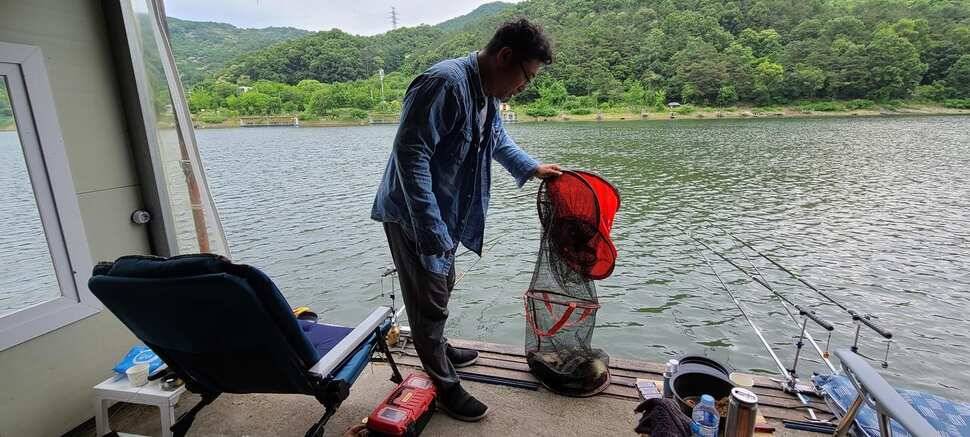 양평낚시터 힐링 수곡낚시터 수목요일 주중 조황도 고르게 나와주고 있습니다 (유료터정보 - 유료터점주조황)