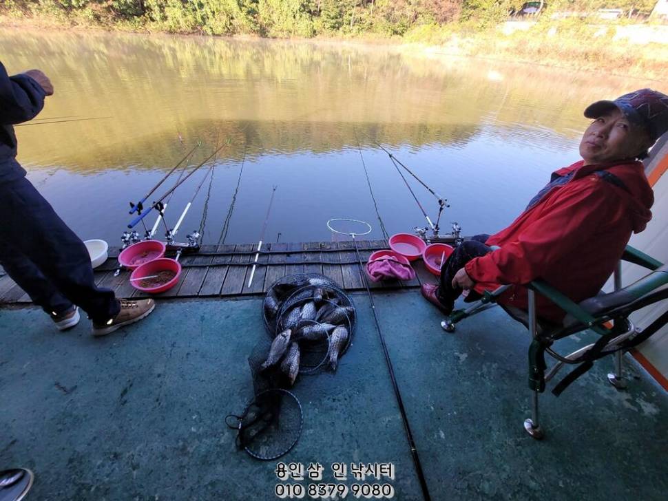 가깝고 물 좋고 경치 좋은 곳용인삼인낚시터 (유료터정보 - 유료터점주조황)