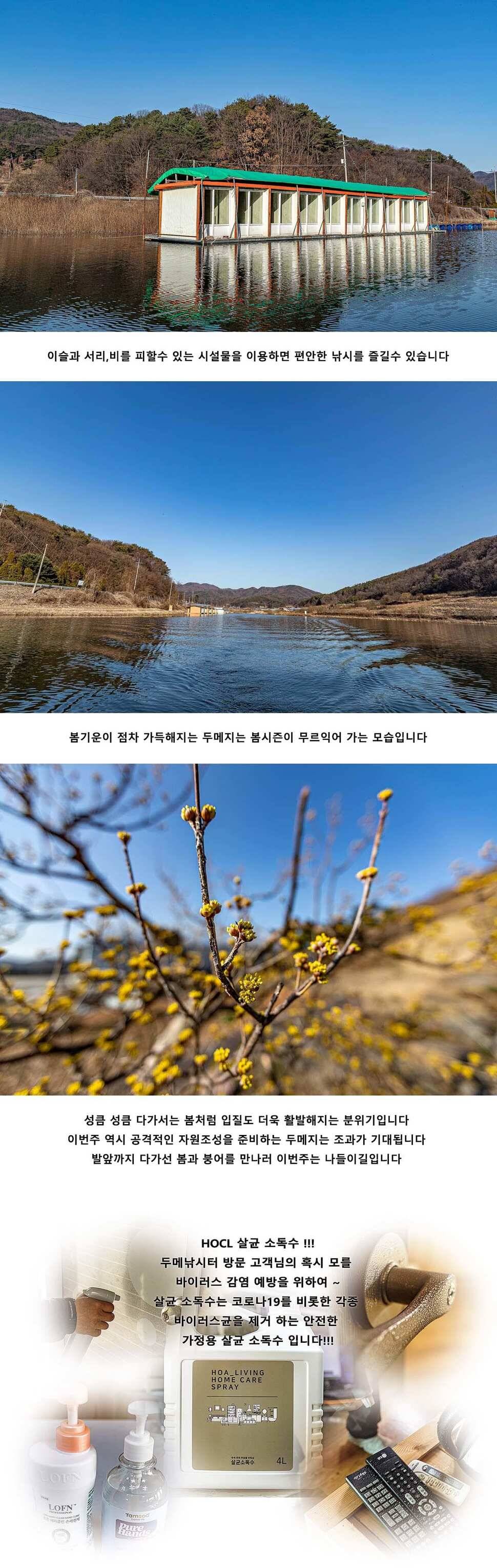 안성 두메낚시터 3월 12일 조황정보 (유료터정보 - 유료터점주조황)