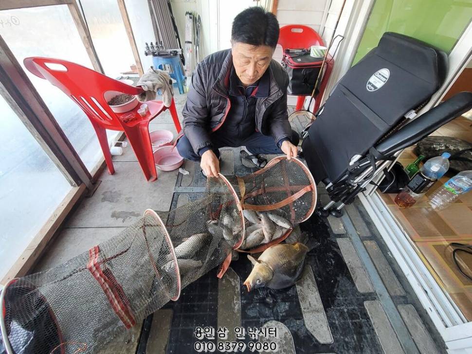 가깝고 물 좋고 경치 좋은 곳용인삼인낚시터 (유료터정보 - 유료터점주조황)