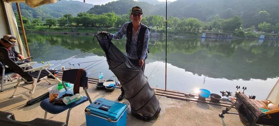 피서 여름낚시 힐링 수곡낚시터 금요일토요일 조황소식 입니다 (유료터정보 - 유료터점주조황)