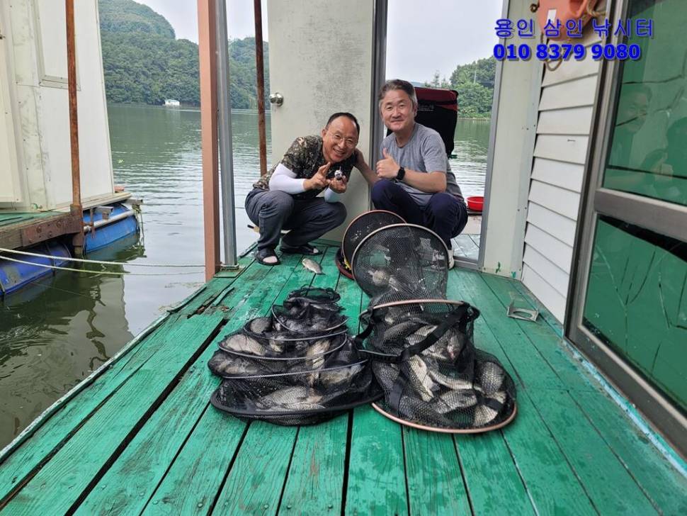 가깝고 물 좋고 경치 좋은 곳용인삼인낚시터 (유료터정보 - 유료터점주조황)