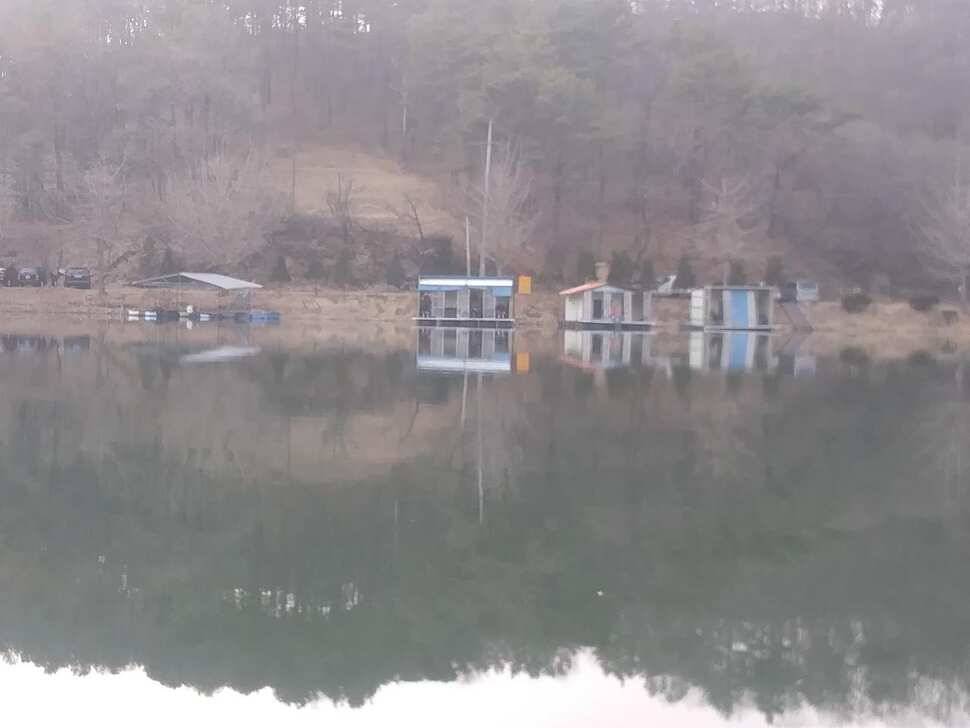 양평 수곡낚시터 2월 첫주말 조황안내및 붕어방류 (유료터정보 - 유료터점주조황)