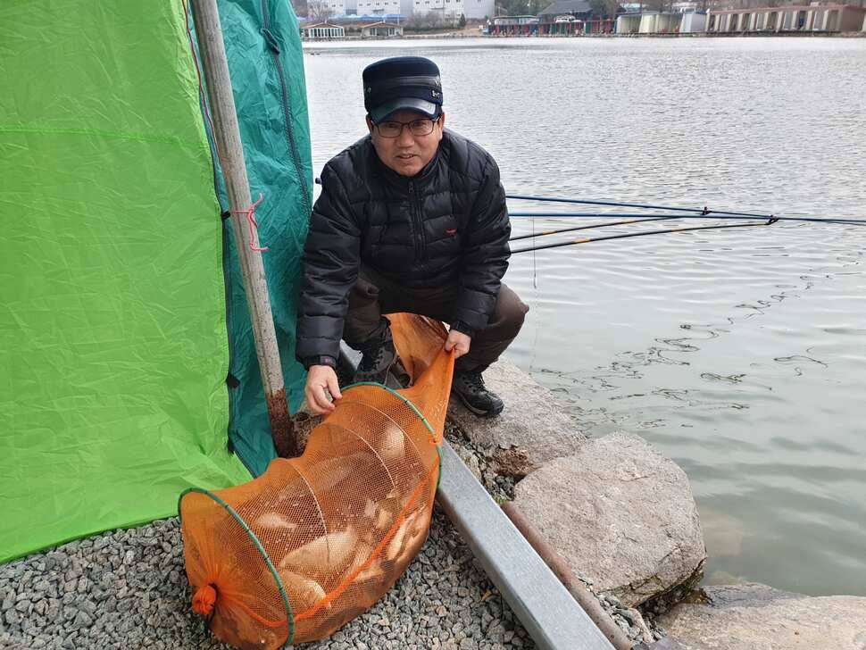 붕어전용 거청낚시터 3월 31일 붕어조황 (유료터정보 - 유료터점주조황)