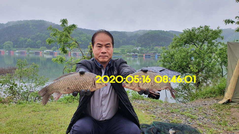 신원낚시터 6월2일토종대물 445짜리와 덩어리들 사진입니다 (유료터정보 - 유료터점주조황)
