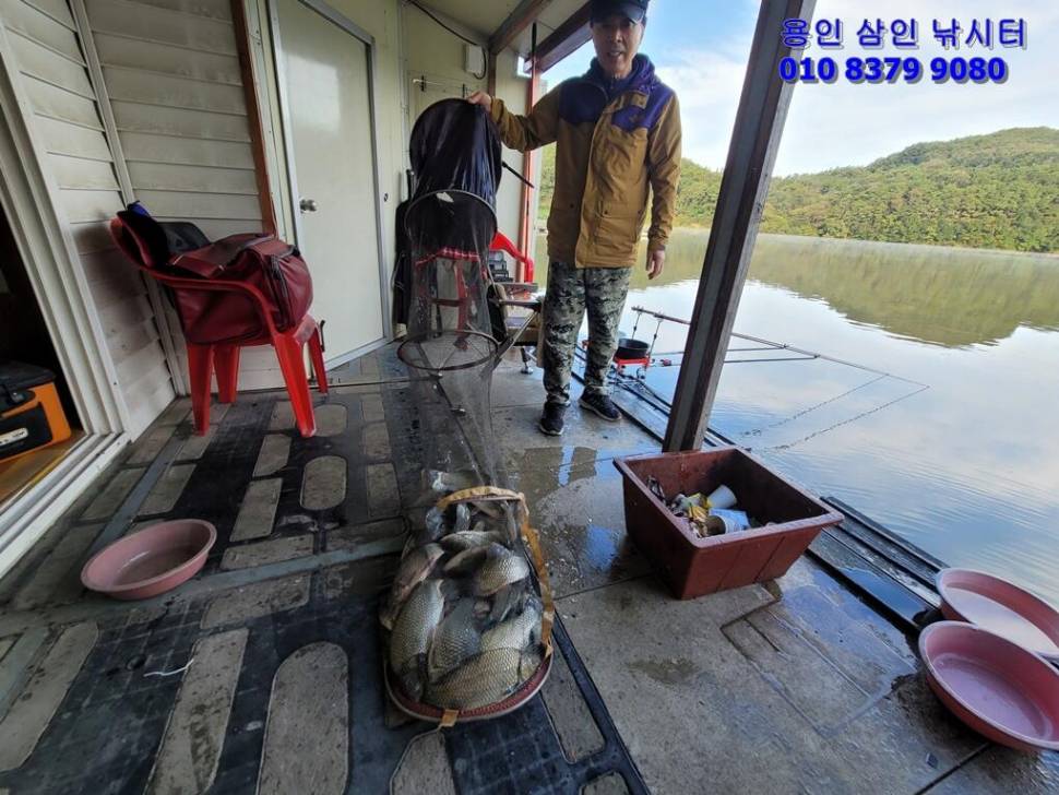 가깝고 물 좋고 경치 좋은 곳용인삼인낚시터 (유료터정보 - 유료터점주조황)