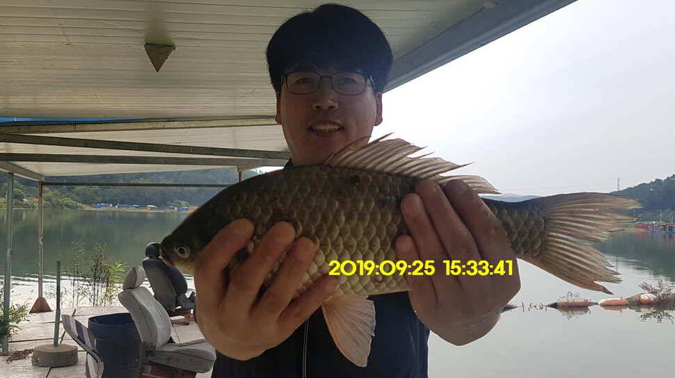 신원낚시터 10월1일 토종대물4짜와 덩어리가 마릿수로 (유료터정보 - 유료터점주조황)