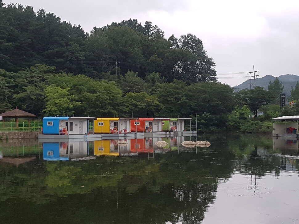 빗줄기덕에 붕어활동이좋아졌습니다ㅎ (유료터정보 - 유료터점주조황)