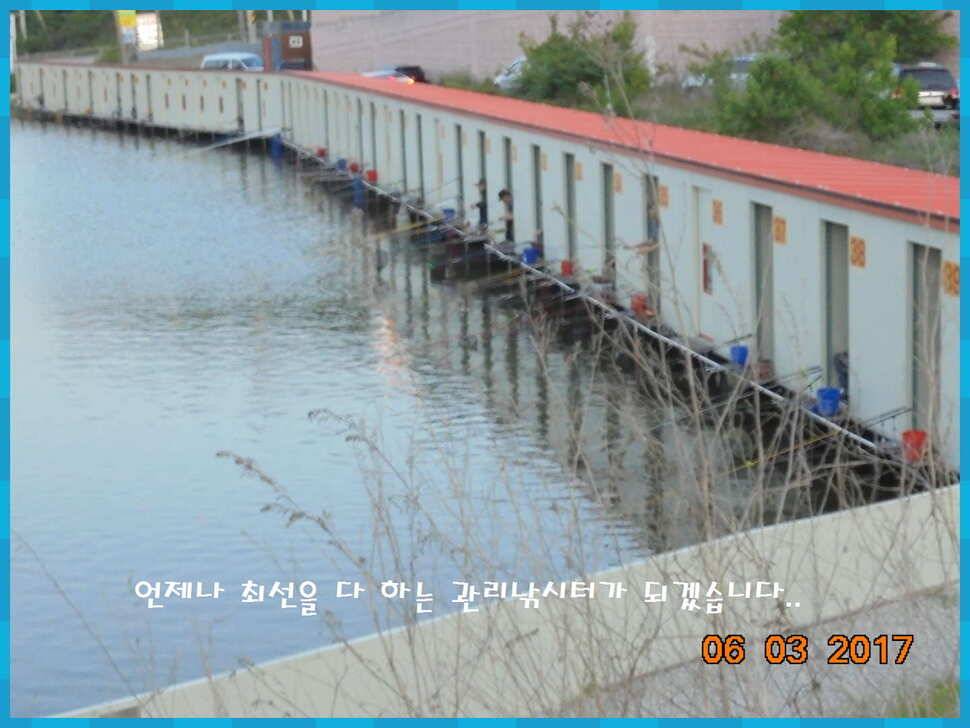 도심속의 작은 쉼터 화성 관리 낚시터입니다살아있네 밤 조황 (유료터정보 - 유료터점주조황)