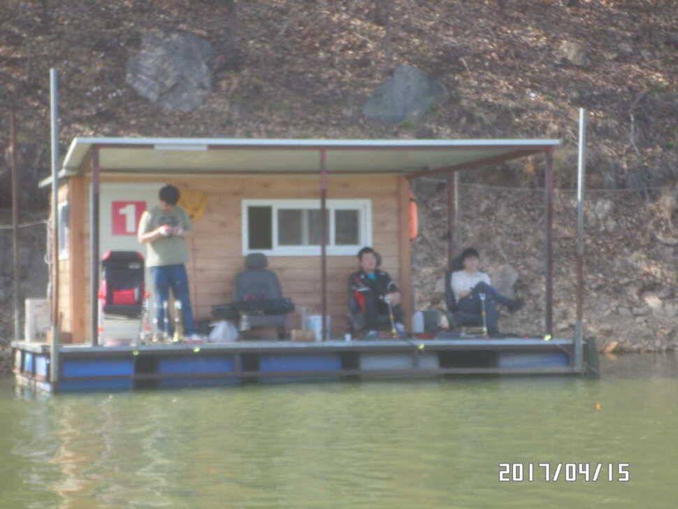 아산 신수지 4월 세째주말 모습입니다 (유료터정보 - 유료터점주조황)