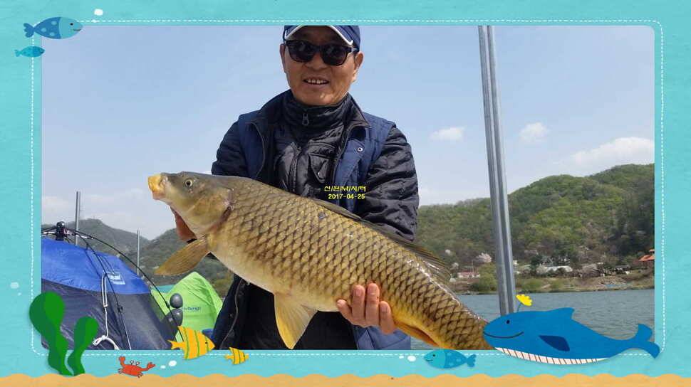 신원낚시터4월25일 조황소식 (유료터정보 - 유료터점주조황)