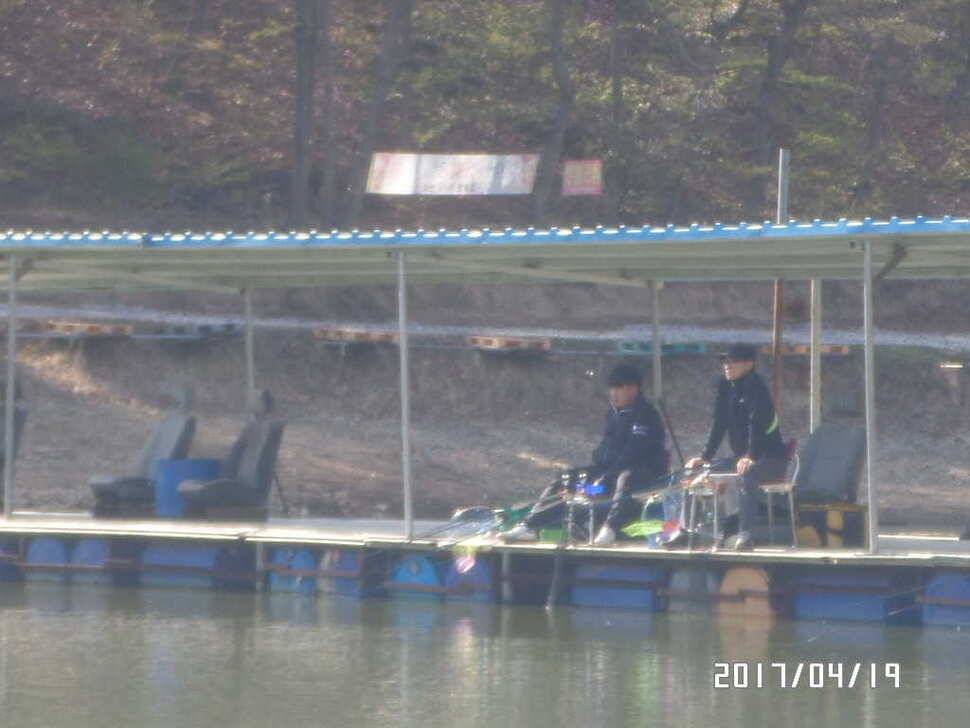 아산 신수지 4월 네째주중 모습입니다 (유료터정보 - 유료터점주조황)