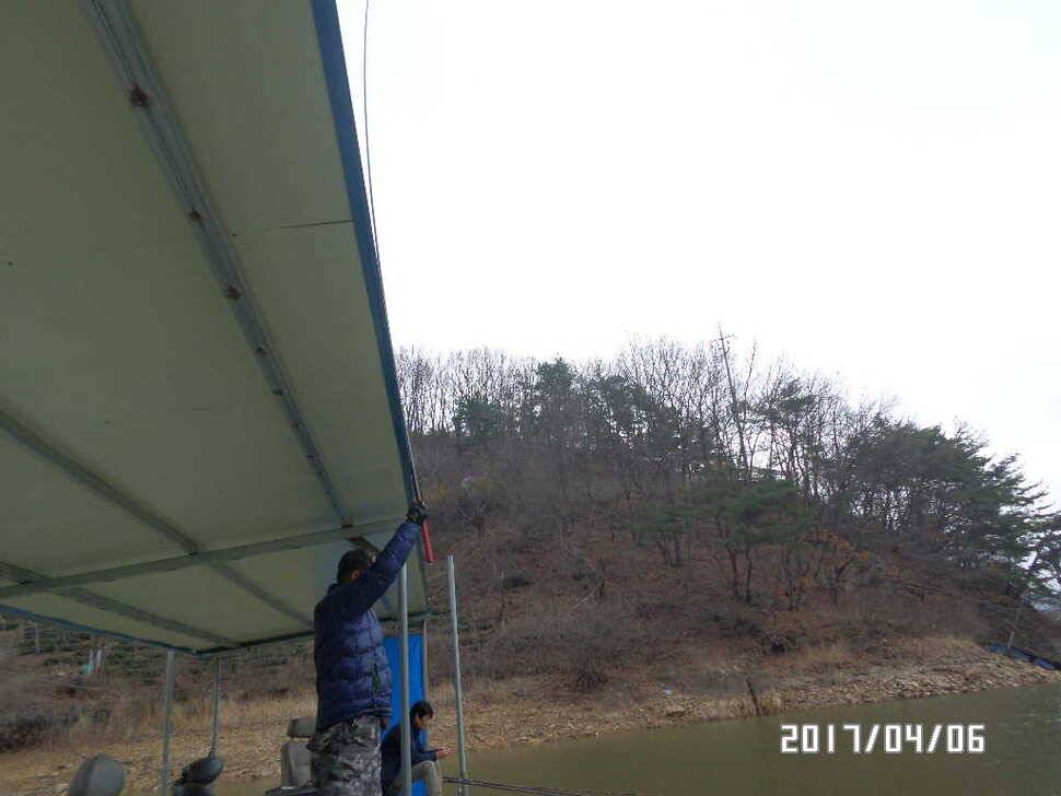 아산 신수지 4월 둘째주중 모습입니다 (유료터정보 - 유료터점주조황)