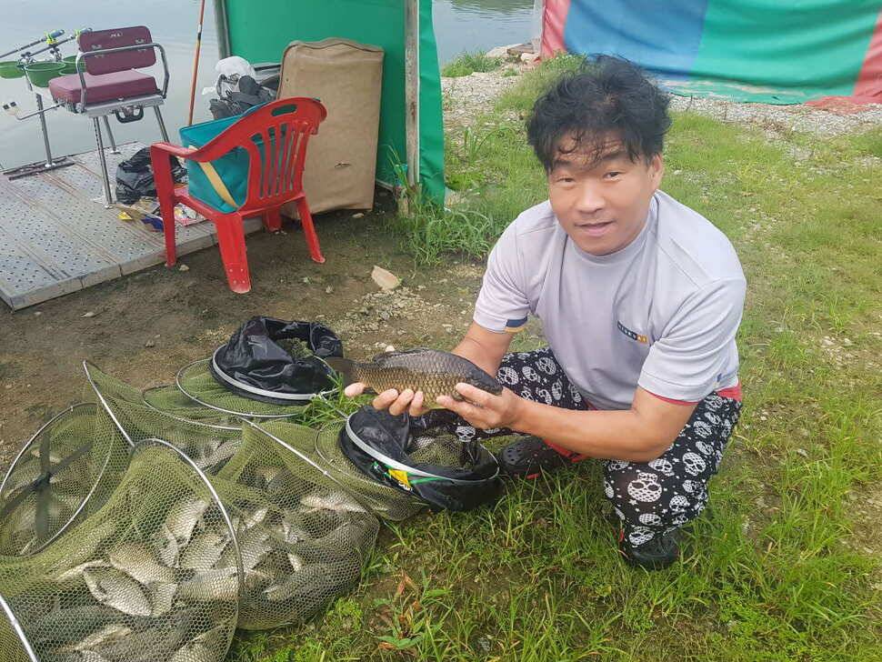 경기도 안성 거청낚시터 붕어조황 8월 27일 (유료터정보 - 유료터점주조황)
