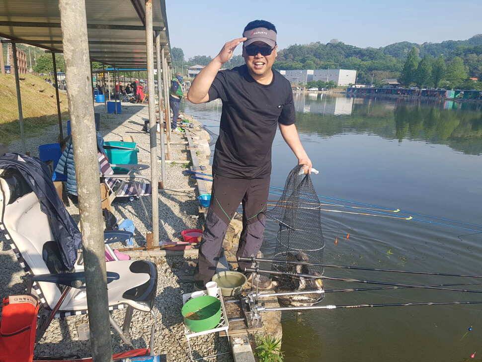 만수위의 거청낚시터 가족낚시터 붕어조황 5월 21 (유료터정보 - 유료터점주조황)