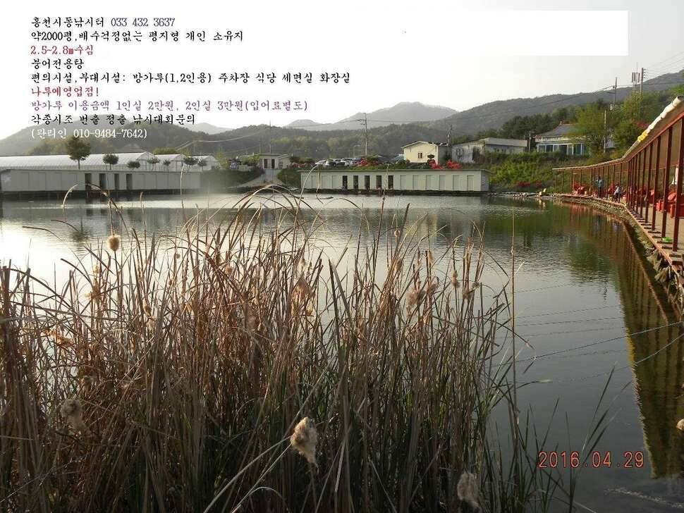 100붕어전용 시동낚시터 나날이 조황이 좋습니다항상만수방갈루식당이벤트 (유료터정보 - 유료터점주조황)