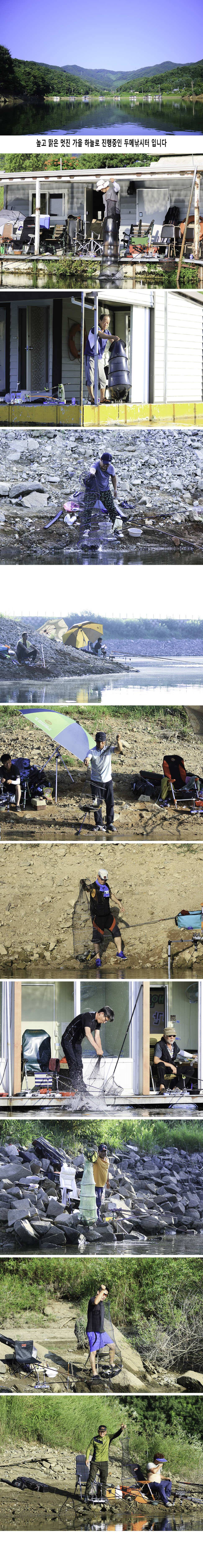 안성 두메낚시터 8월12일 조황안내 (유료터정보 - 유료터점주조황)