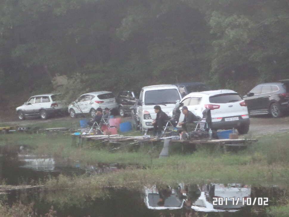 아산 신수지 추석전일 모습입니다 (유료터정보 - 유료터점주조황)