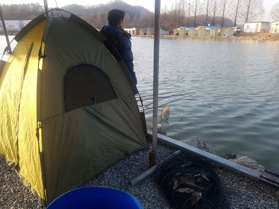 안성 거청낚시터 붕어조황 3 월 23 일 (유료터정보 - 유료터점주조황)