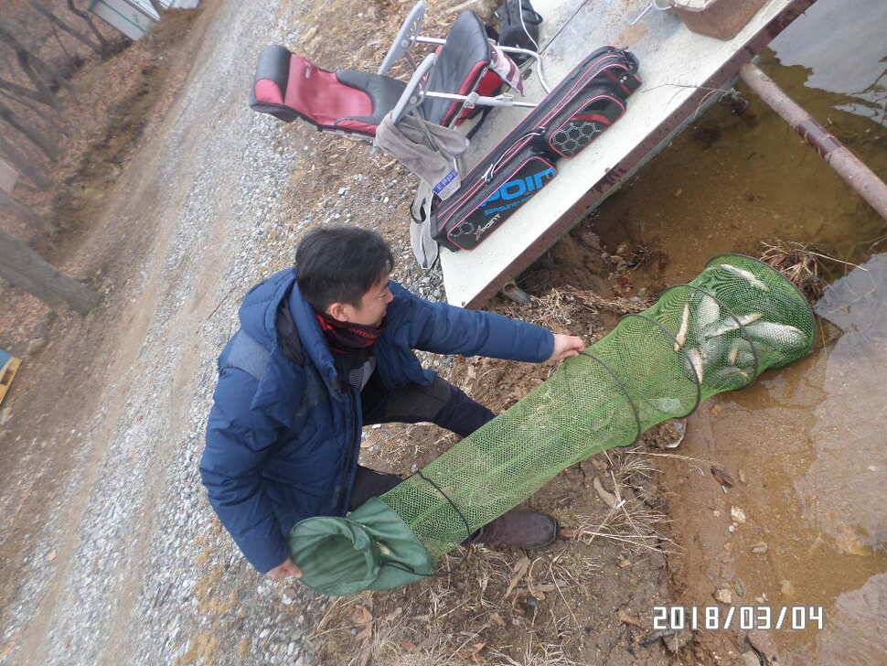 아산 신수지 해빙후 첫조황 올립니다 (유료터정보 - 유료터점주조황)