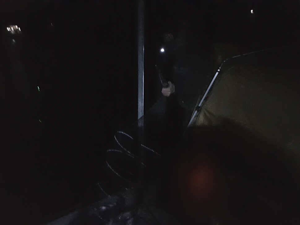 산들낚시터의 11월20일에 올리는 모습입니다 (유료터정보 - 유료터점주조황)