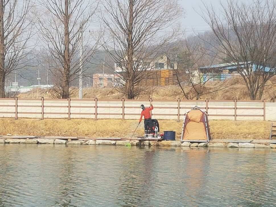 안성 거청낚시터 붕어조황 3 월 13 일 (유료터정보 - 유료터점주조황)