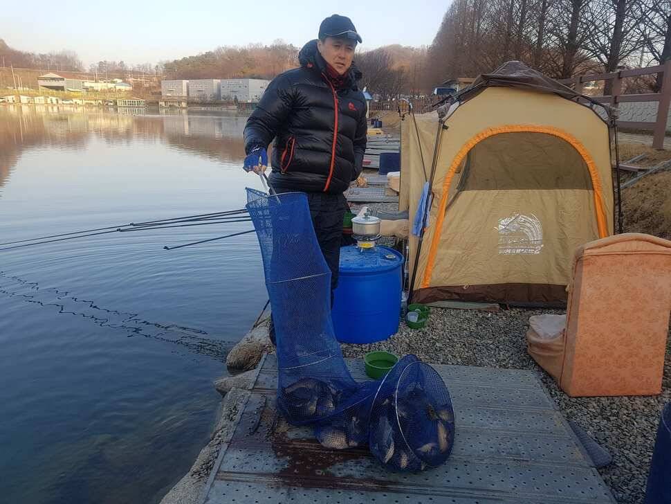 안성 거청낚시터 붕어조황 3 월 17 일 (유료터정보 - 유료터점주조황)