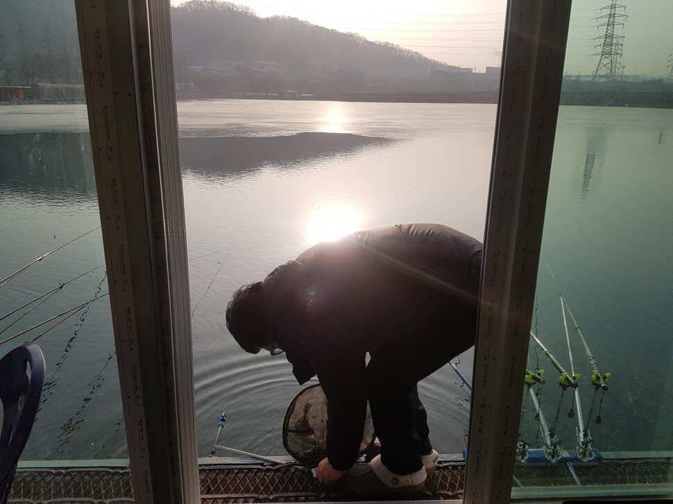 안성 거청낚시터 붕어조황 2월 20 일 (유료터정보 - 유료터점주조황)