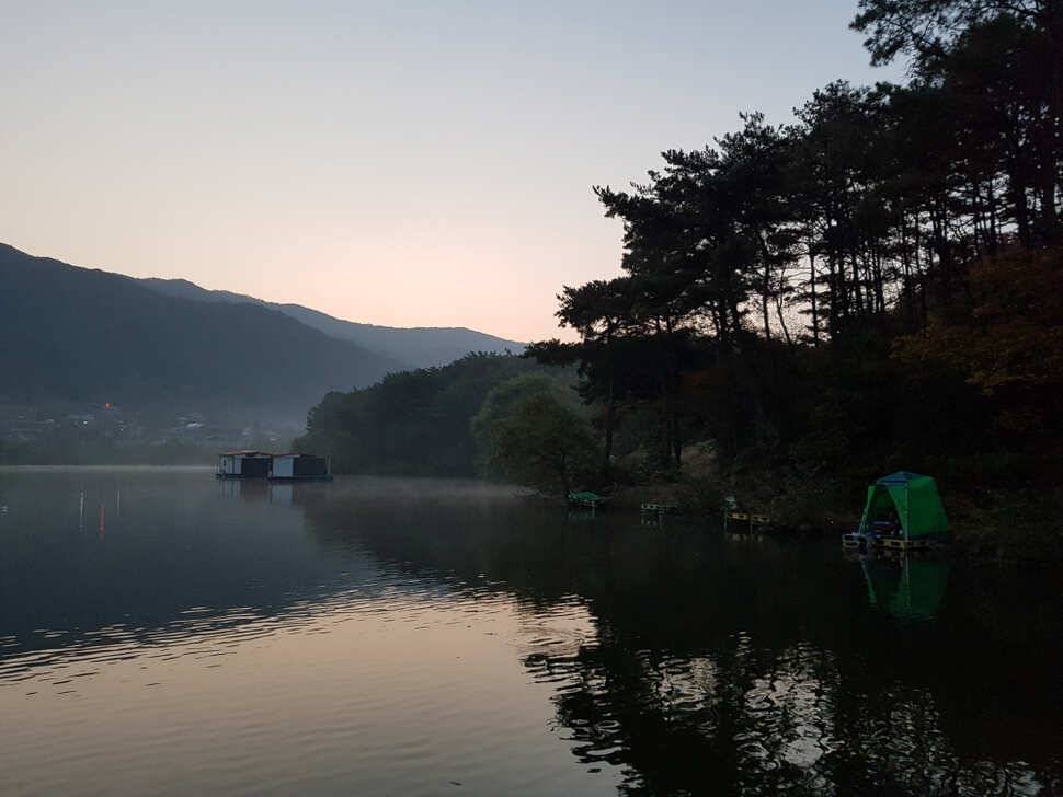 간간히 올라오는 산들의 일요일 모습입니다 (유료터정보 - 유료터점주조황)