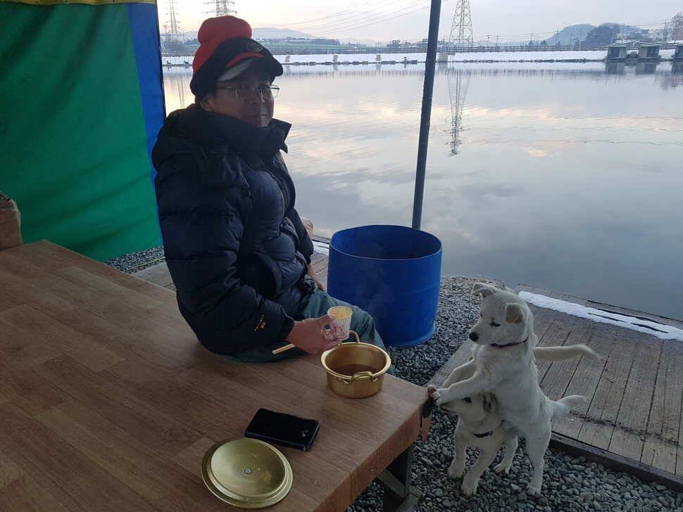 11 월 25 일 경기도 안성 거청낚시터 붕어조황 (유료터정보 - 유료터점주조황)
