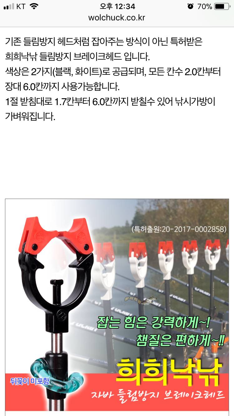 브레이크 헤드 신제품 (월척지식 - 낚시용품)