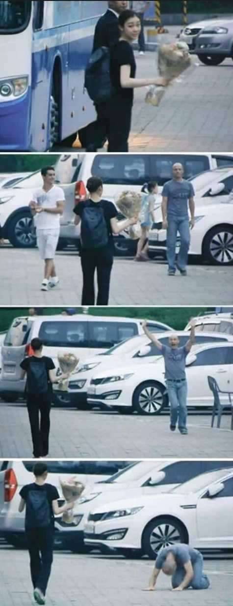 길에서 연아를 본 외국인 (커뮤니티 - 자유게시판)