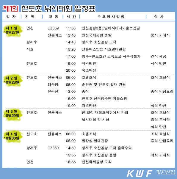 무료관광포함 중국 천도호 낚시대회 한국선수단 모집 (커뮤니티 - 자유게시판)