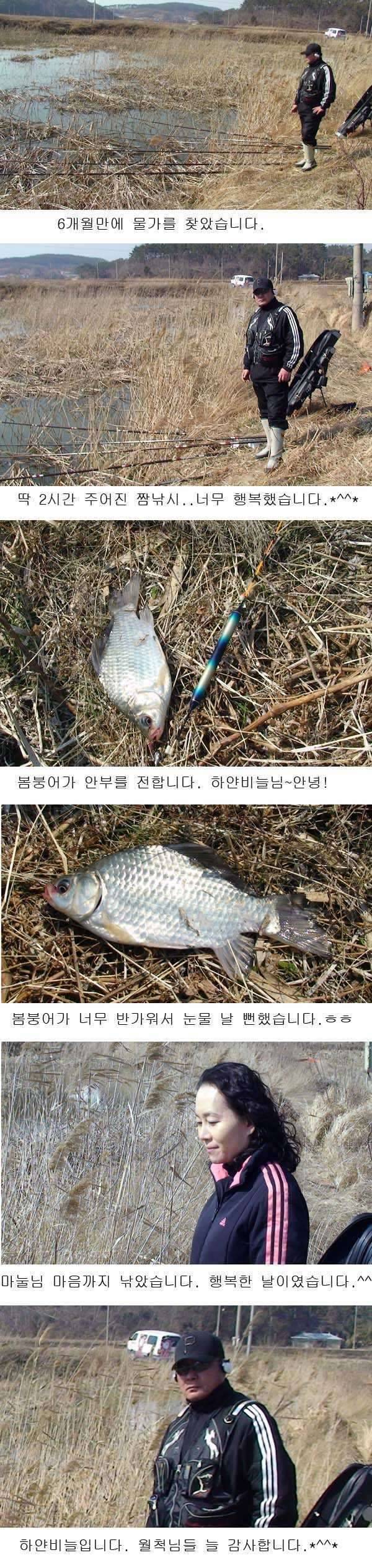봄붕어도 낚고 마눌님도 낚고 (커뮤니티 - 자유게시판)