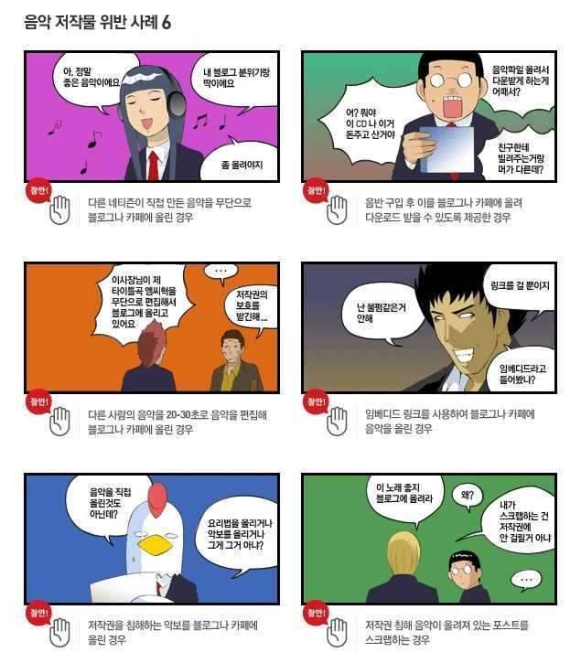 음악 저작권 문제 (커뮤니티 - 자유게시판)