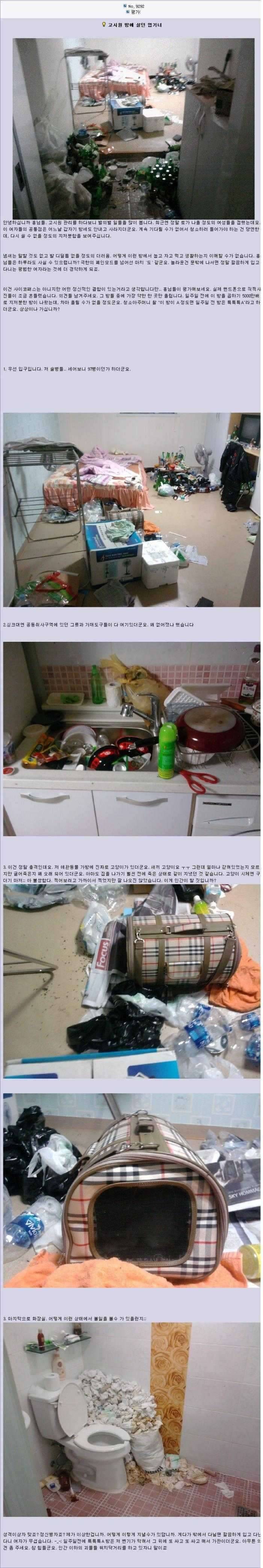 혼자사는 여대생 자취방 구경하세요 (커뮤니티 - 자유게시판)