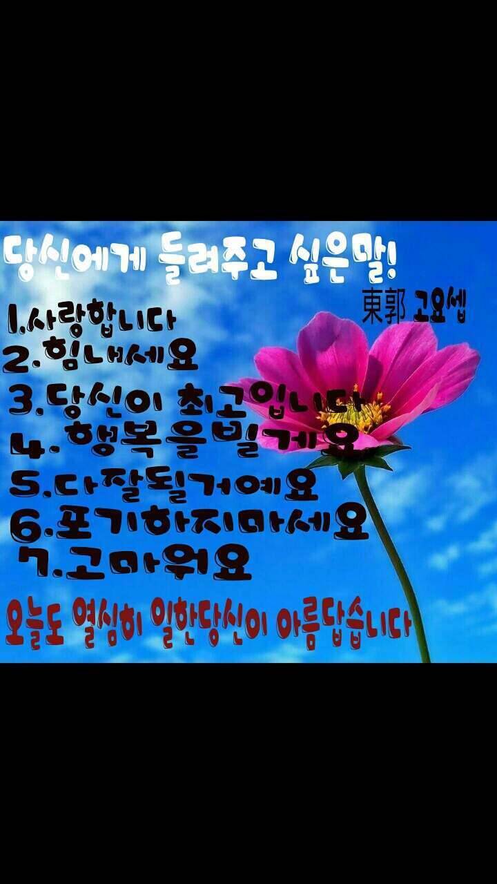 네가지 소중한지혜 (커뮤니티 - 자유게시판)