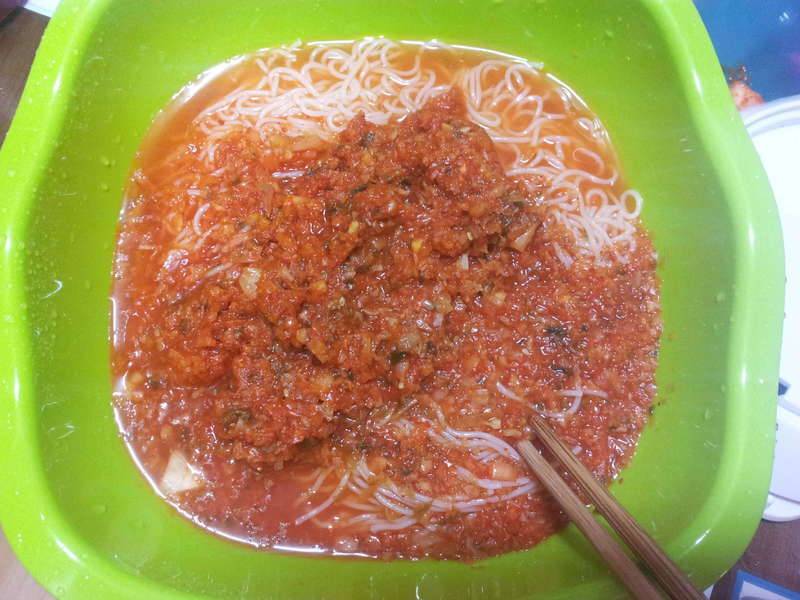 야식김치 말이 국시 (커뮤니티 - 자유게시판)