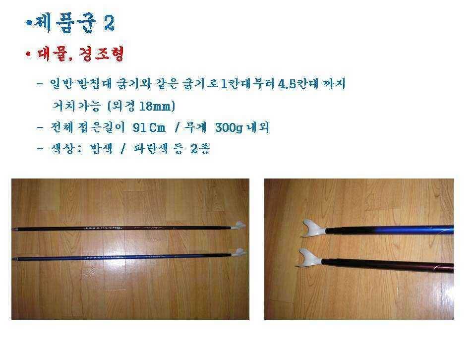 낚시 받침대의 새로운 개념 Lengthfree 줌 받침대 (낚시용품정보 - 신상품홍보)