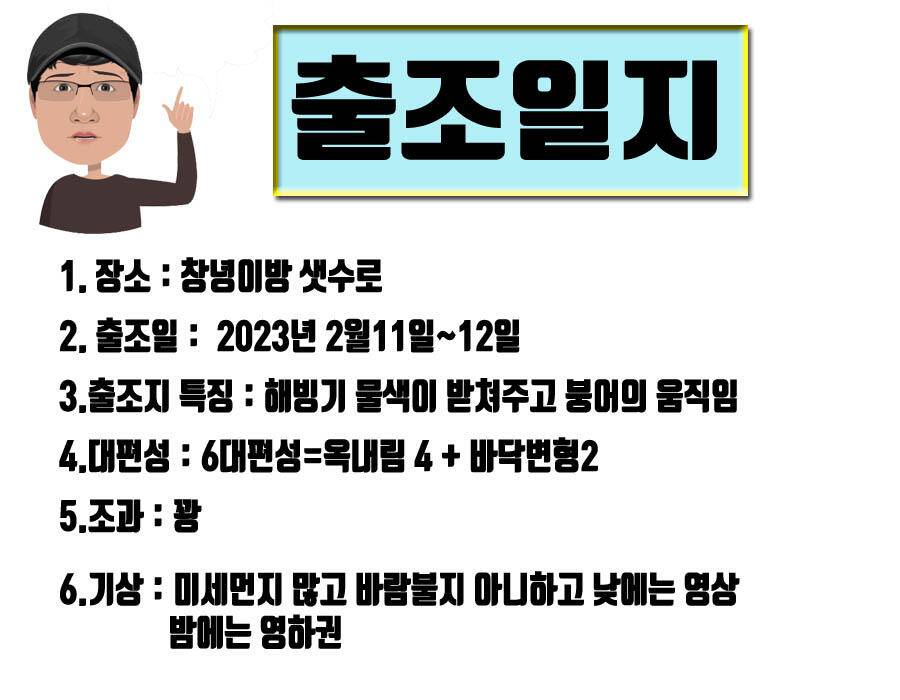 2023년 첫출조가 남긴것들 (조황조행기 - 화보조행기)