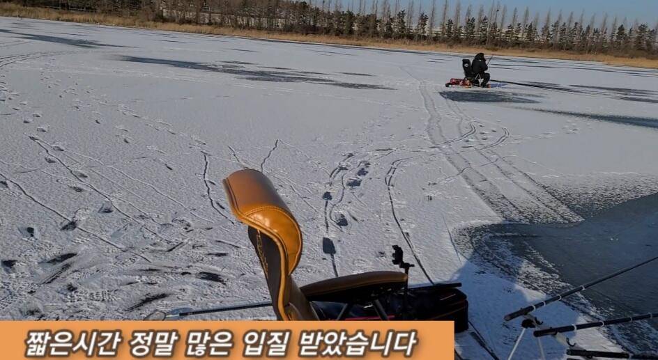얼음낚시 준월척 마릿수 (조황조행기 - 화보조행기)