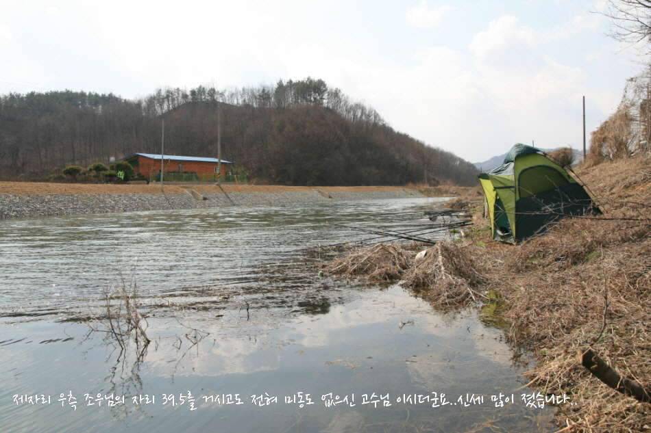 고복저수지 봄이 왔습니다 (조황조행기 - 화보조행기)