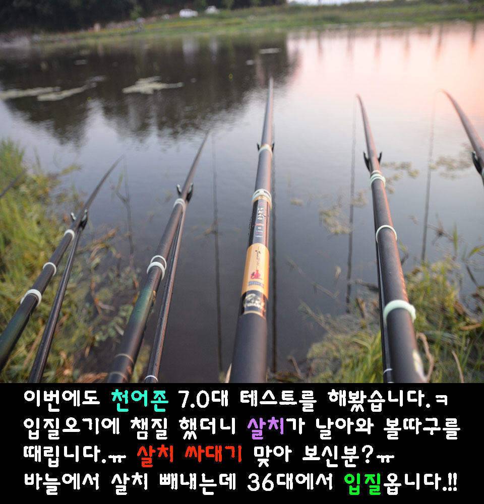이장의 강호지락 화산천 조업편 (조황조행기 - 화보조행기)