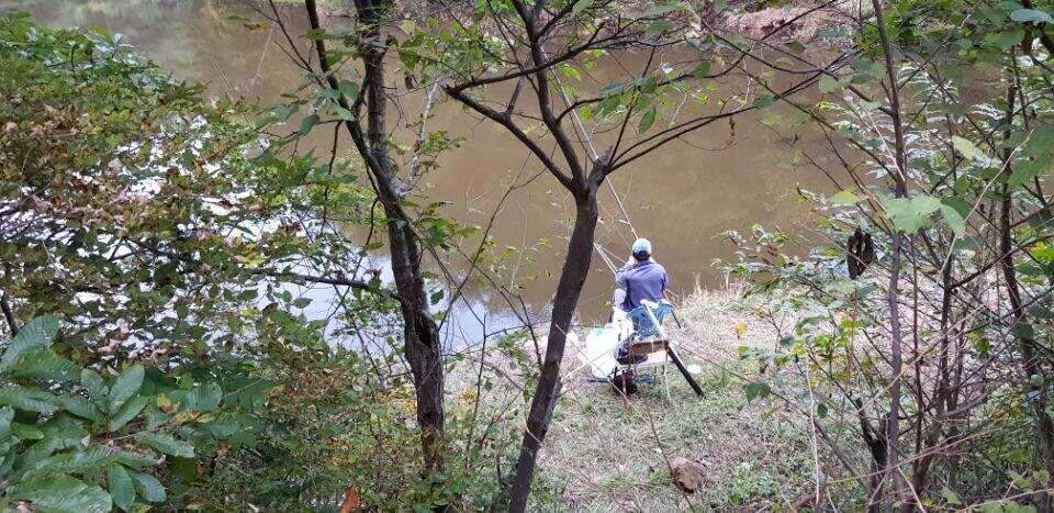 멋진 계곡지에서 (조황조행기 - 화보조행기)