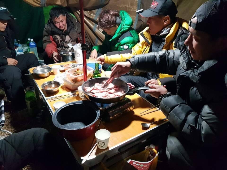 사천에서 조우회 마지막 납회 (조황조행기 - 화보조행기)