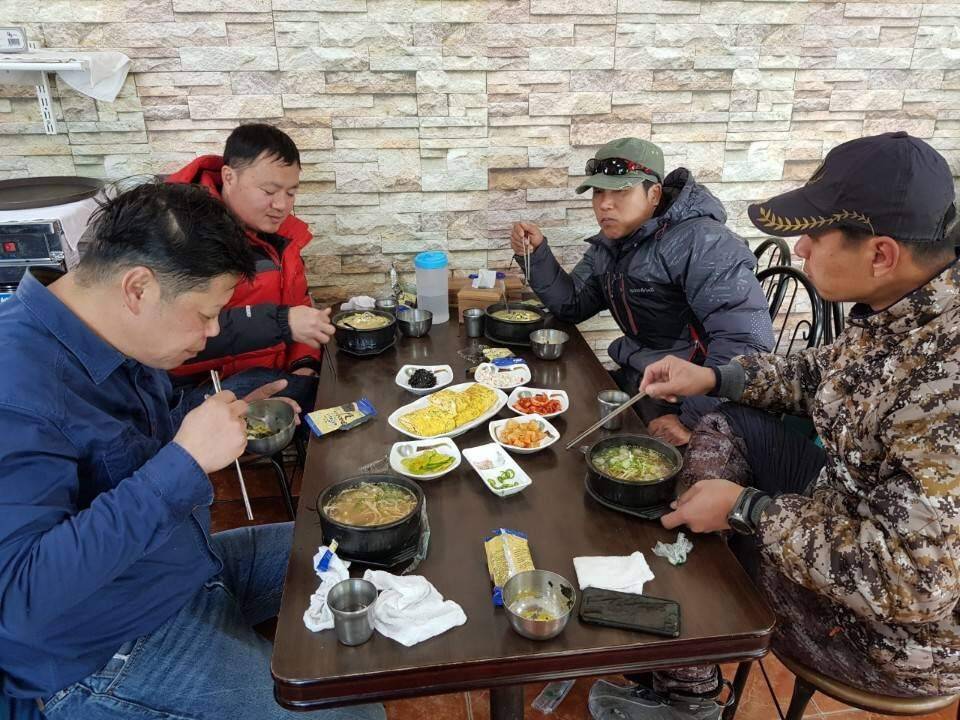 사천에서 조우회 마지막 납회 (조황조행기 - 화보조행기)