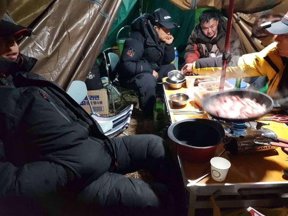 사천에서 조우회 마지막 납회 (조황조행기 - 화보조행기)
