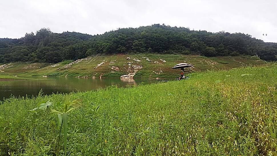 청풍호 오름수위 (조황조행기 - 화보조행기)