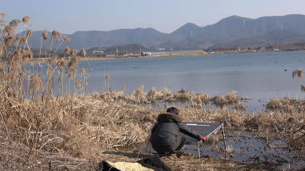 추운날씨 무모한 낚시여행보령 진죽지 (조황조행기 - 화보조행기)